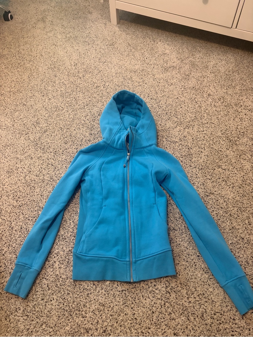 Lululemon full zip scuba- blue